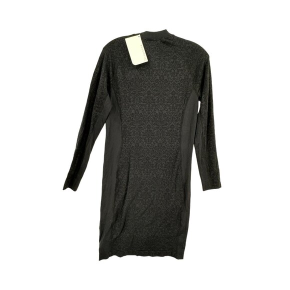 Fabletics Half Zip Patterned Womens Ivy Mini Dress Size S‎ Witchy Goth Grunge - Picture 8 of 8